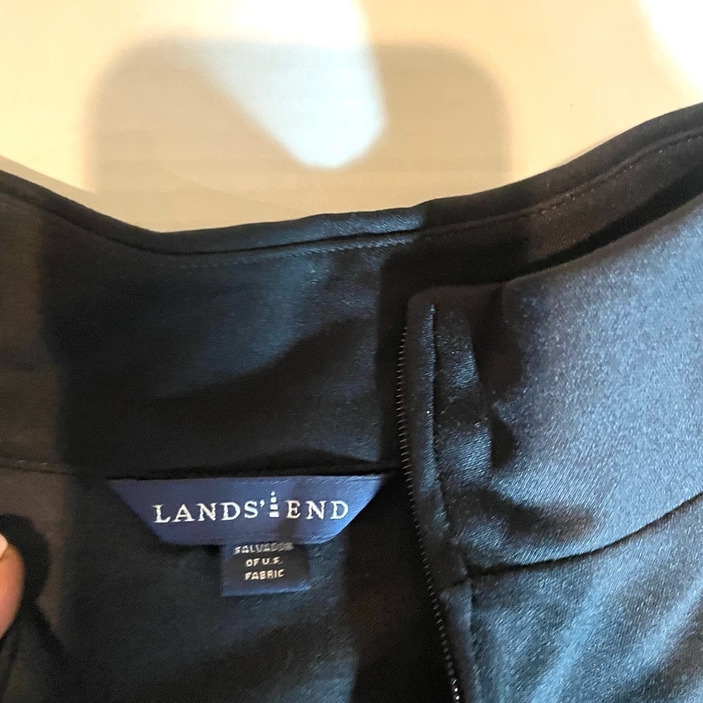 Lands’ End Women’s Black Performance Zip Jacket Activewear Lightweight XL 18-20 - Picture 7 of 11